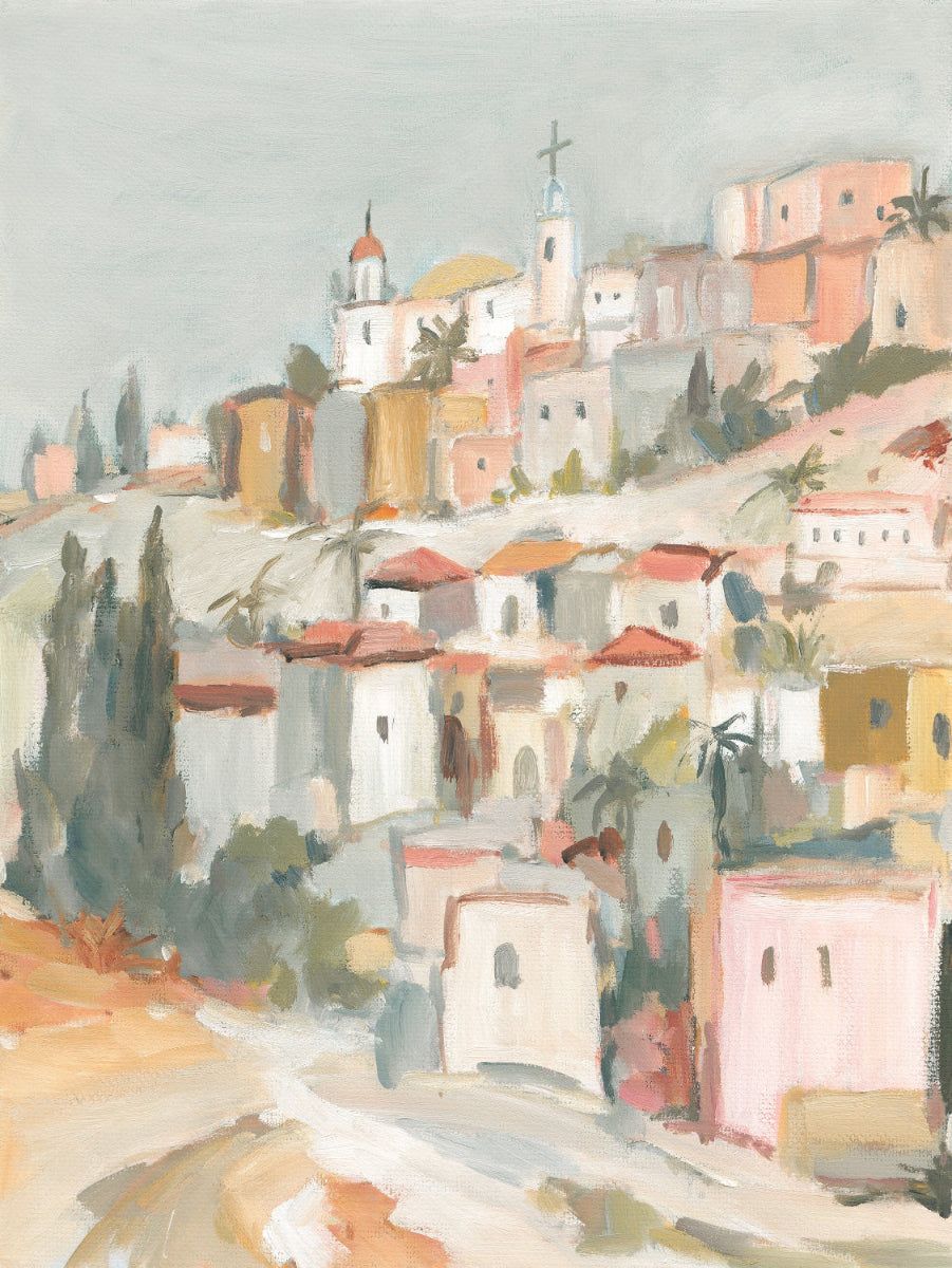 Eternal Home Christian Wall Art – City on a Hill Painting
