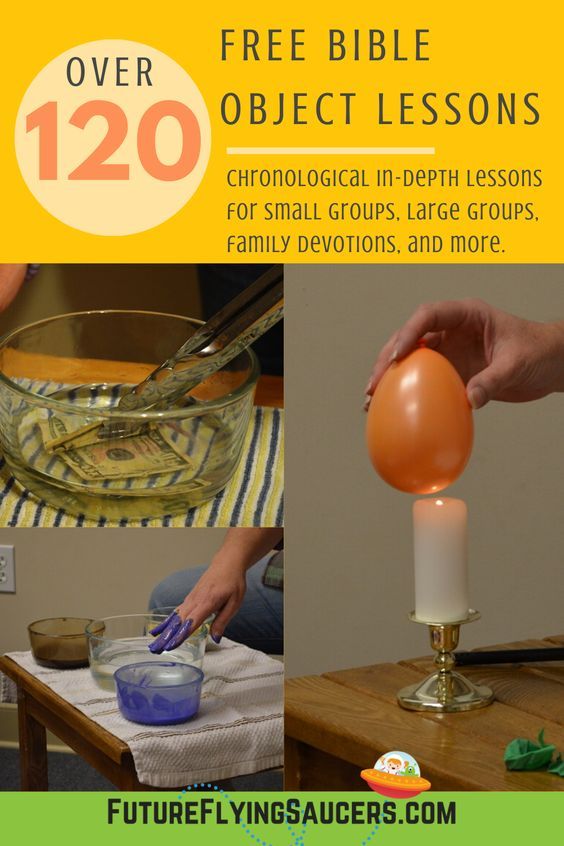 Bible Object Lessons for Kids