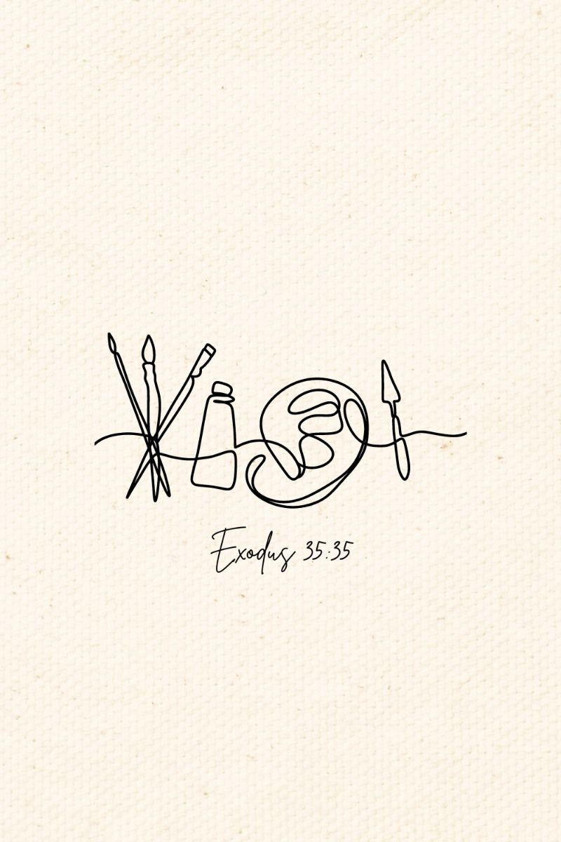 Bible Verse Wallpaper | Exodus 35:35 | Filled With Skill