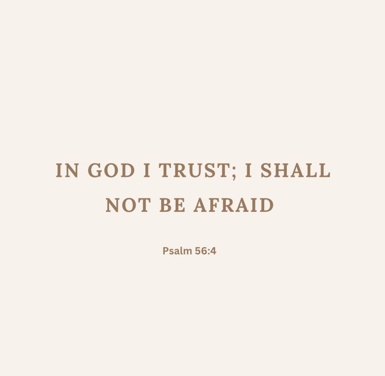 Psalm 56:4✨ || Bible Verses for Anxiety