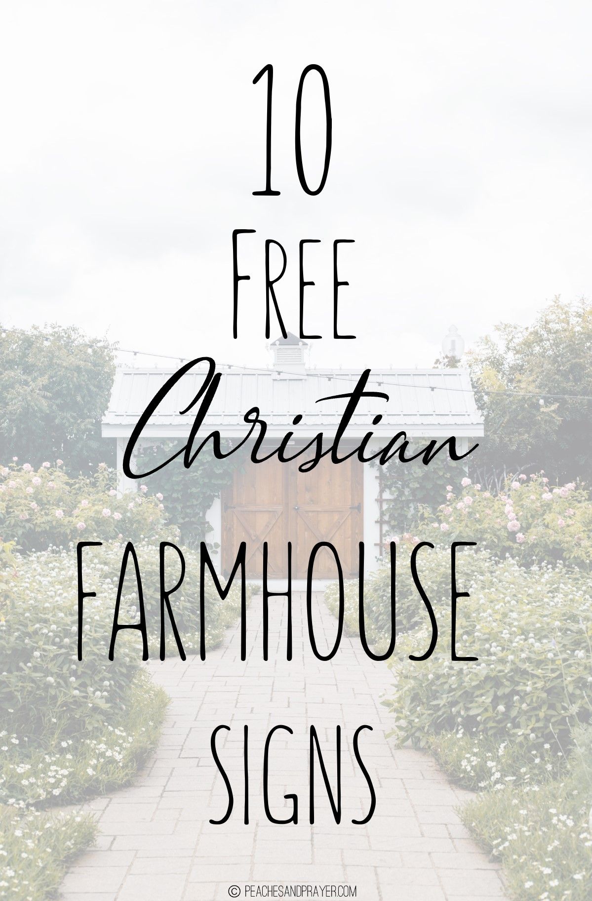 10 Farmhouse Bible Verse Signs for Spiritual Growth