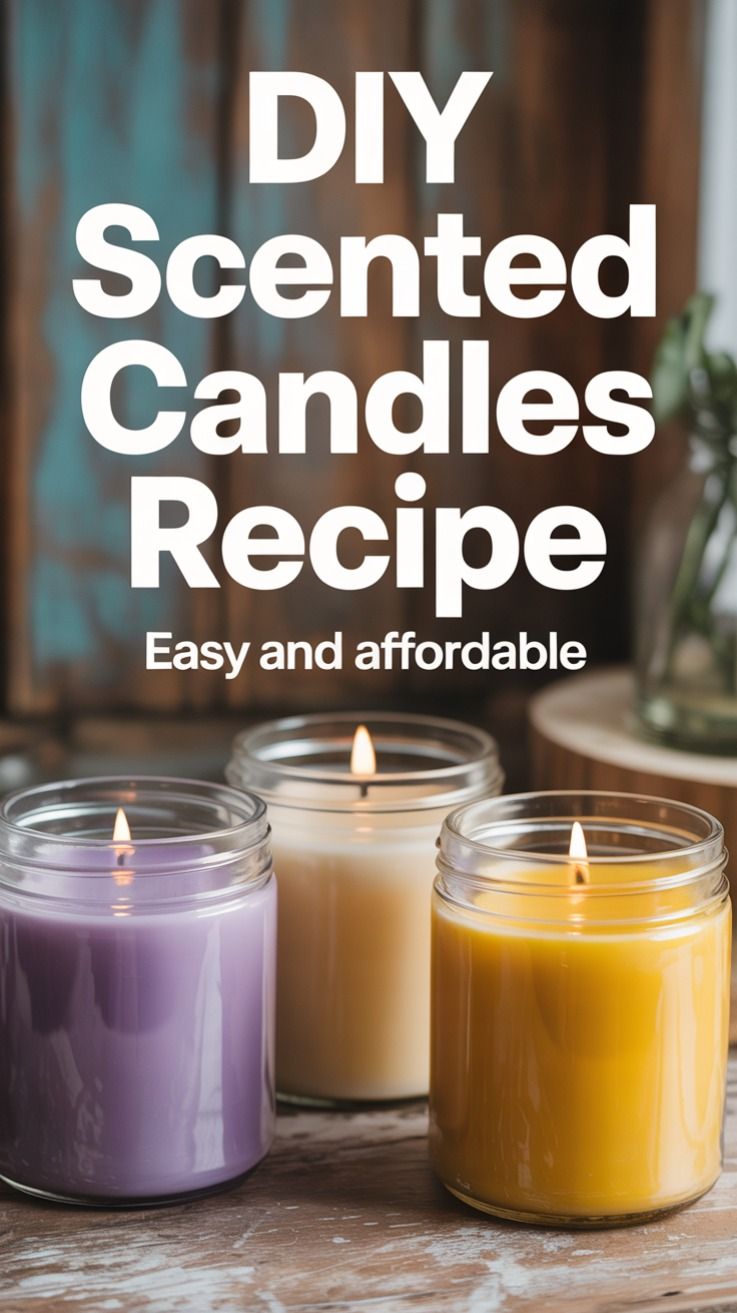 How to Make Scented Candles at Home