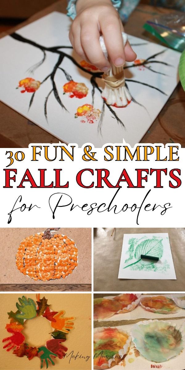 Fun and Simple Fall Crafts for Preschoolers