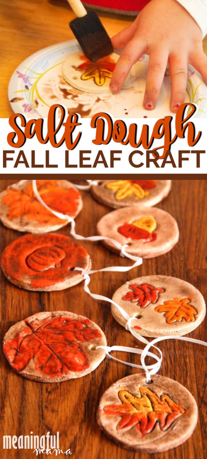 Fall Salt Dough Leaf Craft