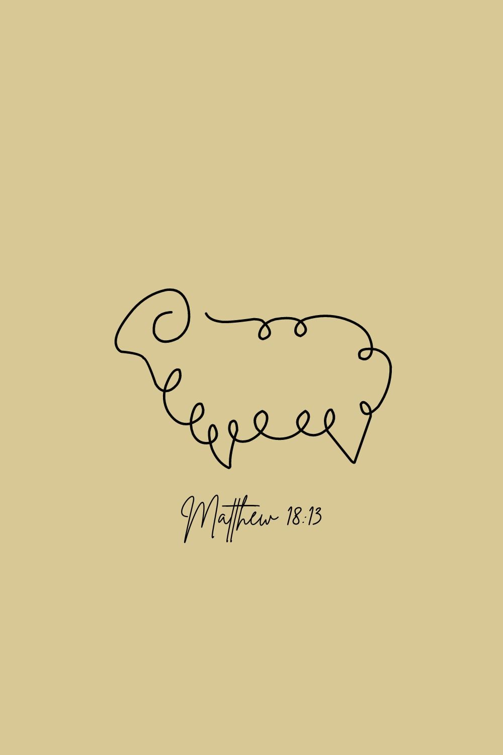 Bible Verse Wallpaper | Matthew 18:13 | Leave The 99