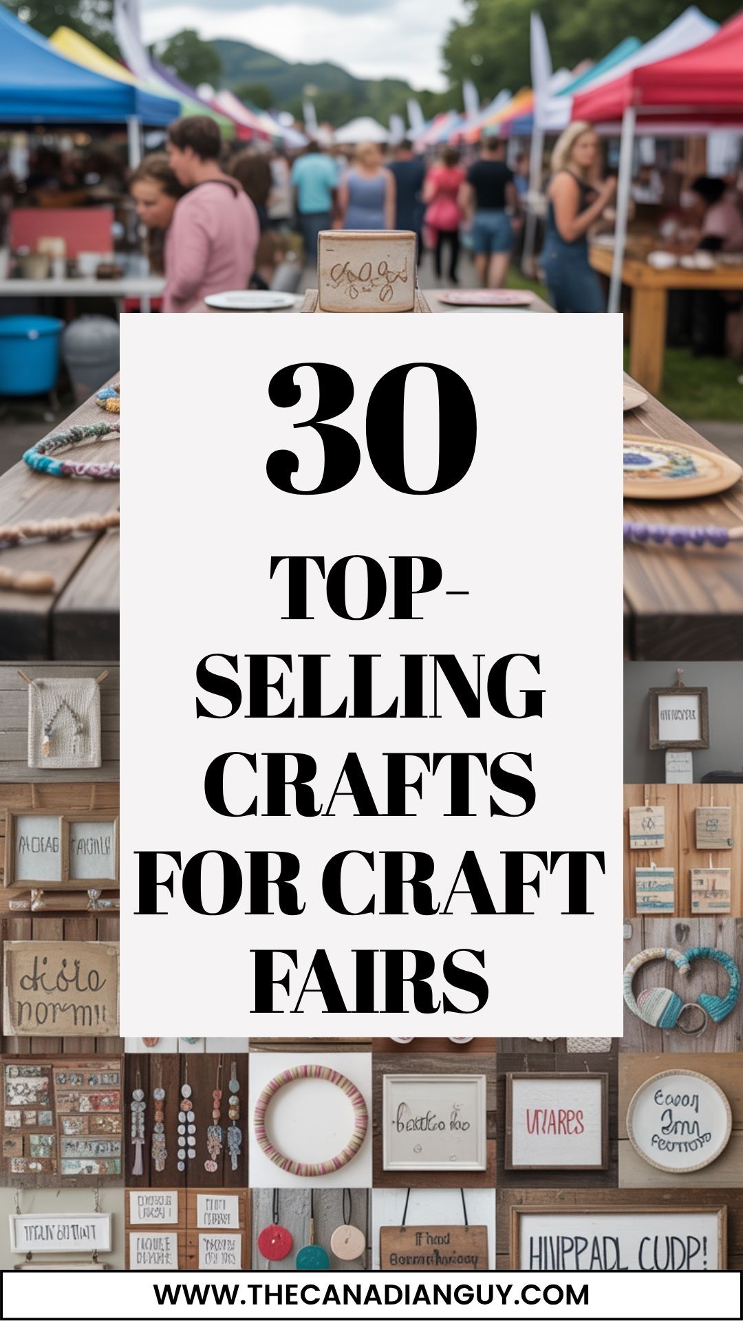 30 Top-Selling Crafts for Craft Fairs
