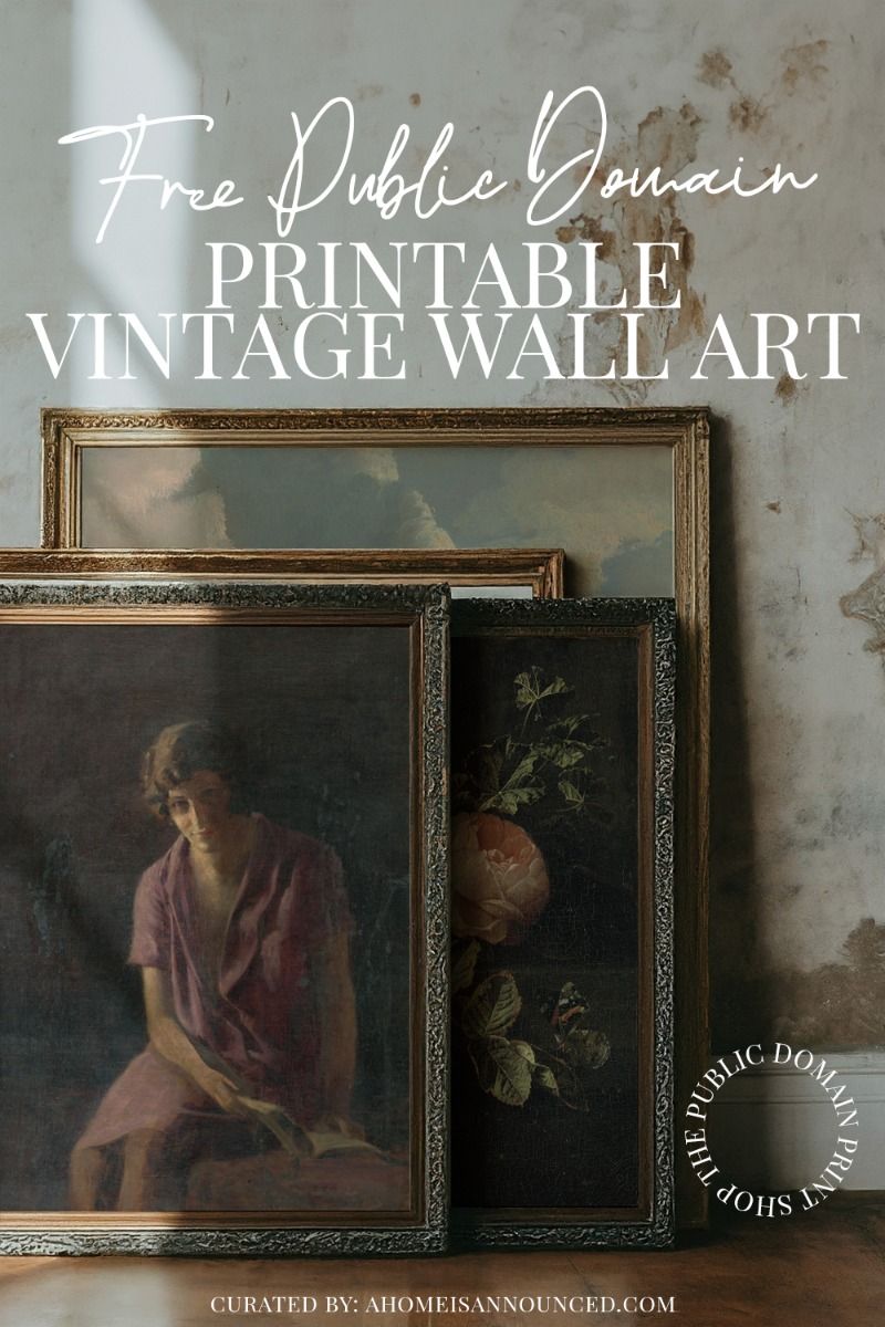 Free Public Domain Printable Vintage Wall Art