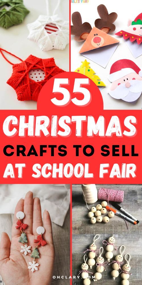 55 Christmas Crafts to Sell at School Fair