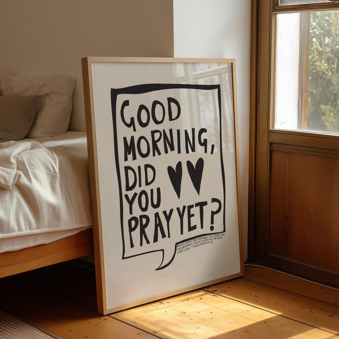 1 Thessalonians 5 Christian Art Print: Bold Modern Scripture Wall Art (digital Download) – Etsy