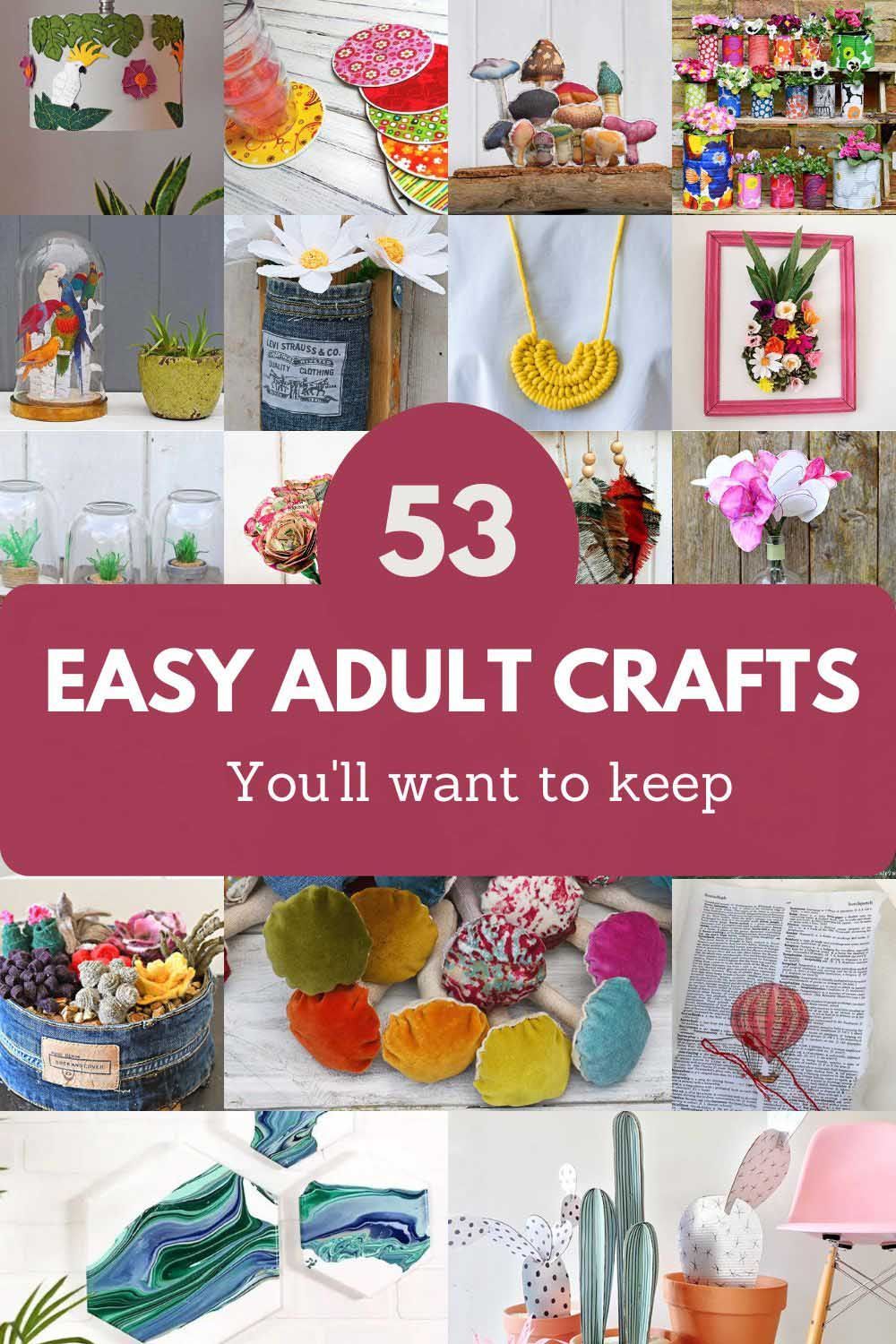 53 Awesome Adult Craft Ideas That You’ll Want To Make And Keep