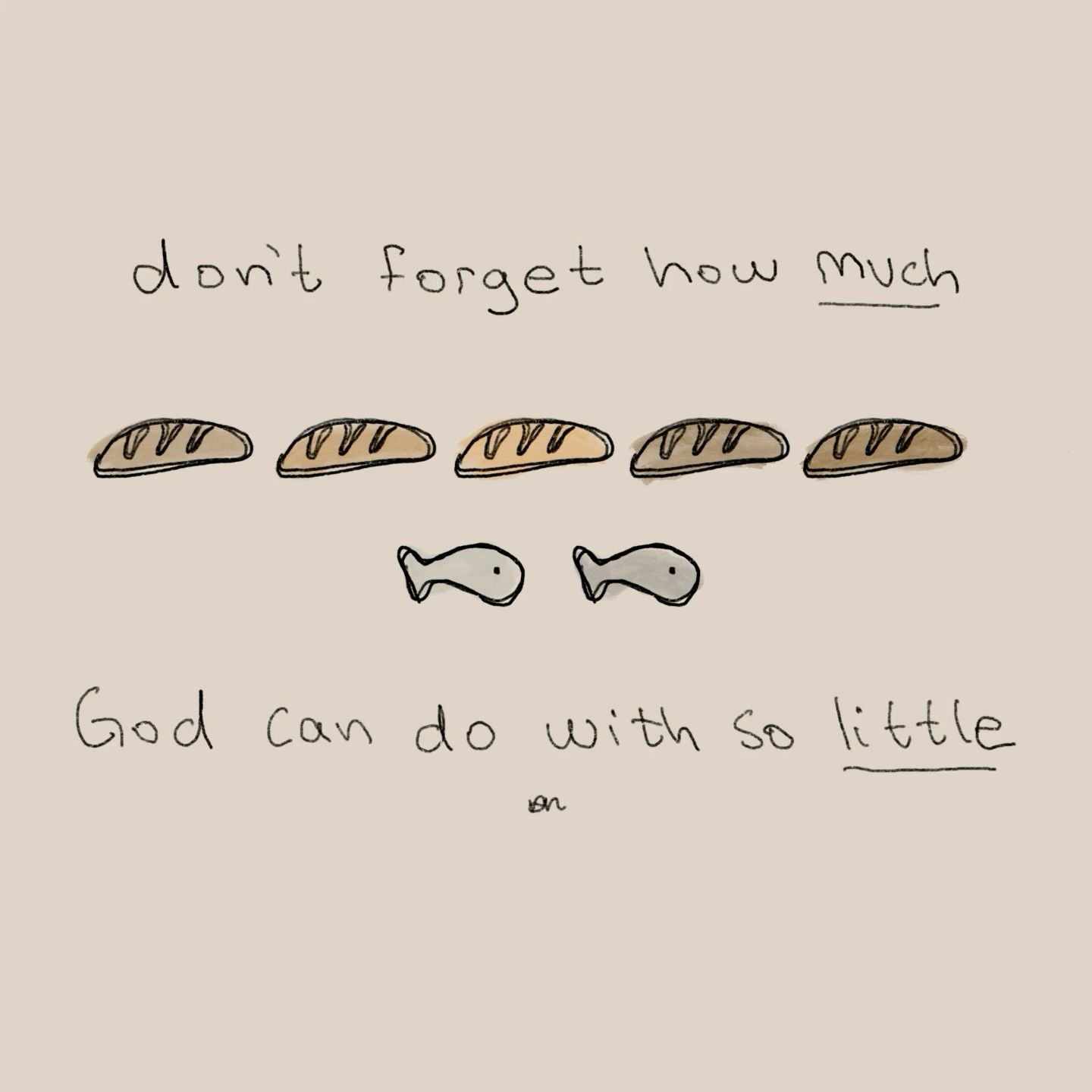 MARK 6:30-44 • fishes and loaves