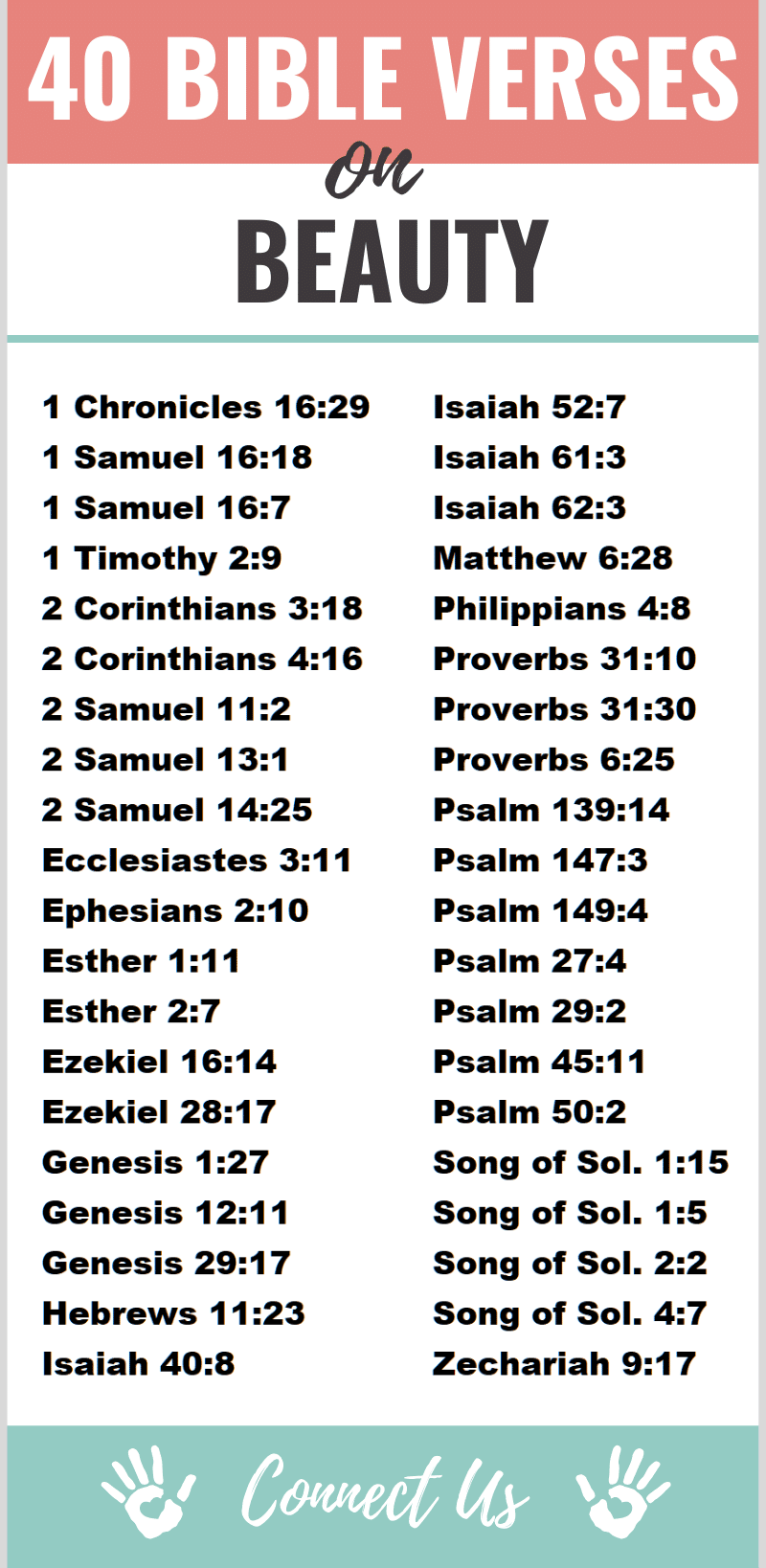 40 Bible Verses on Beauty