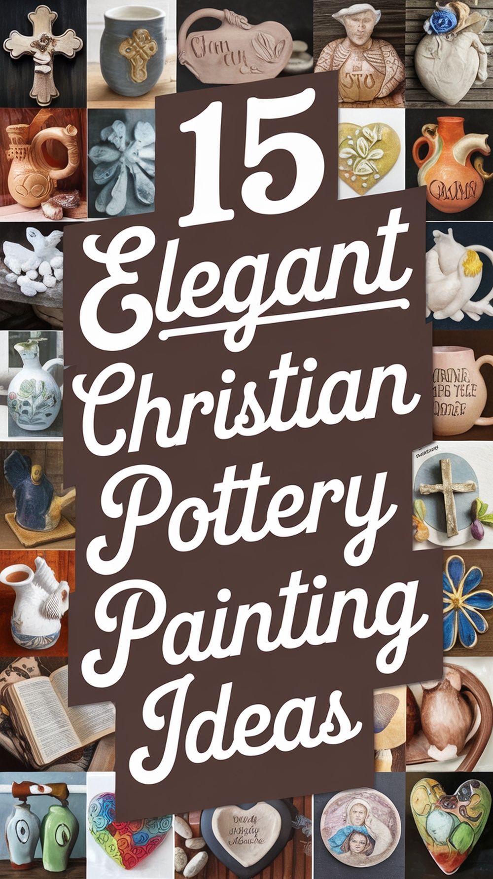15+ Elegant Christian Pottery Painting Ideas