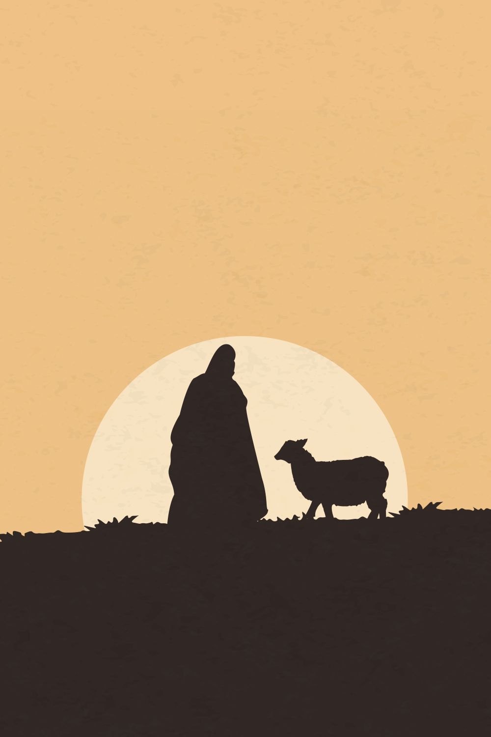 Jesus minimalist phone wallpaper