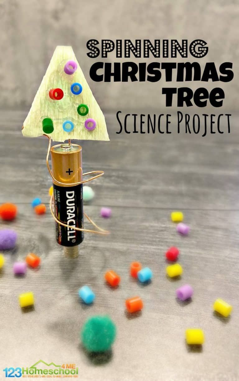 Spinning Christmas Tree Science Experiments