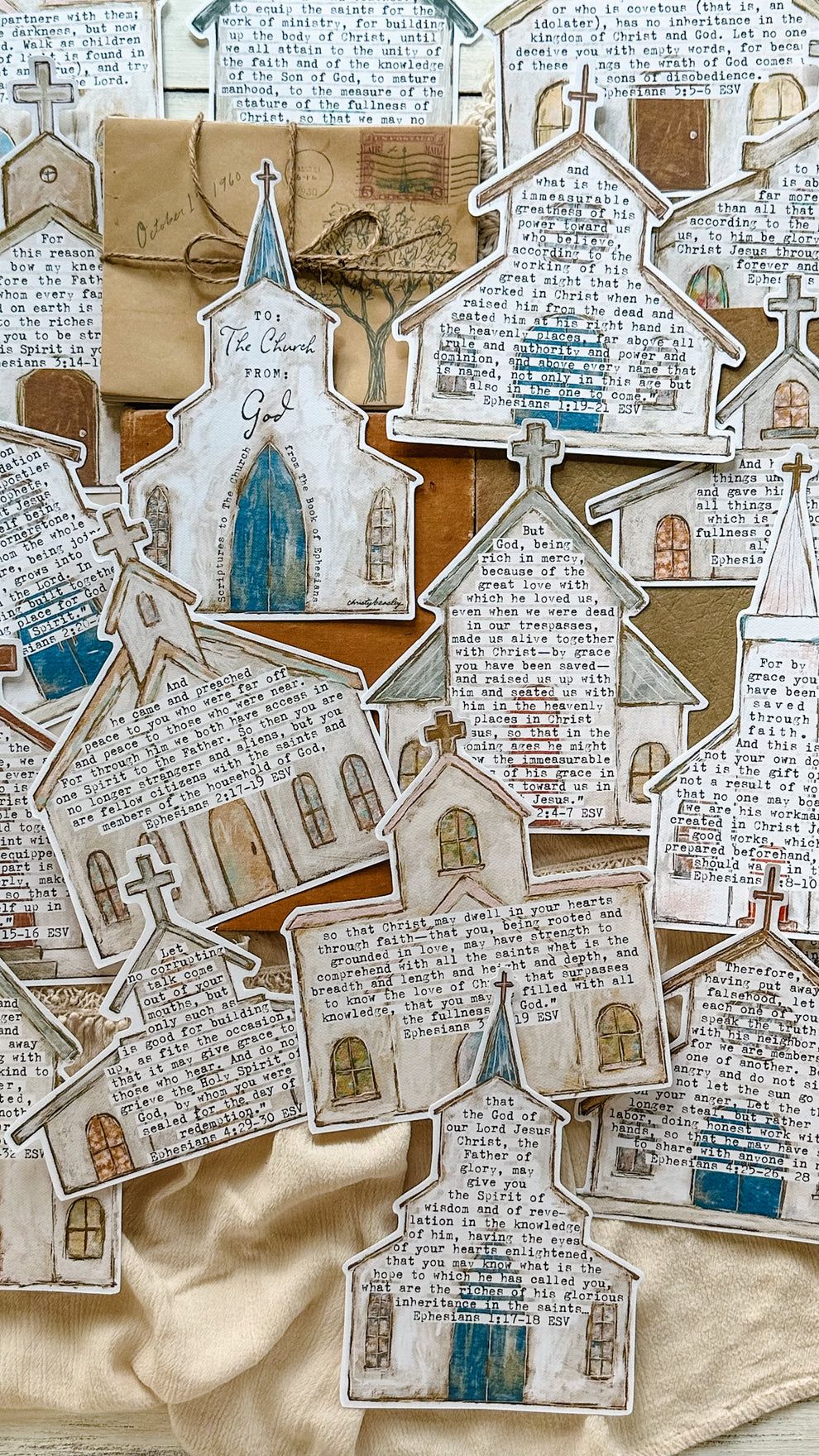 To The Church Scripture Cards Digital Download