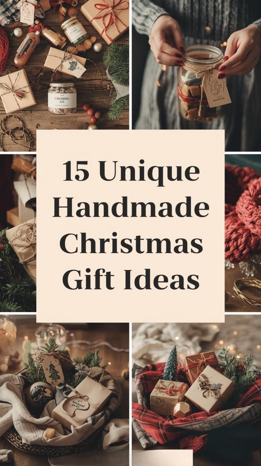 15 Unique Handmade Christmas Gift Ideas