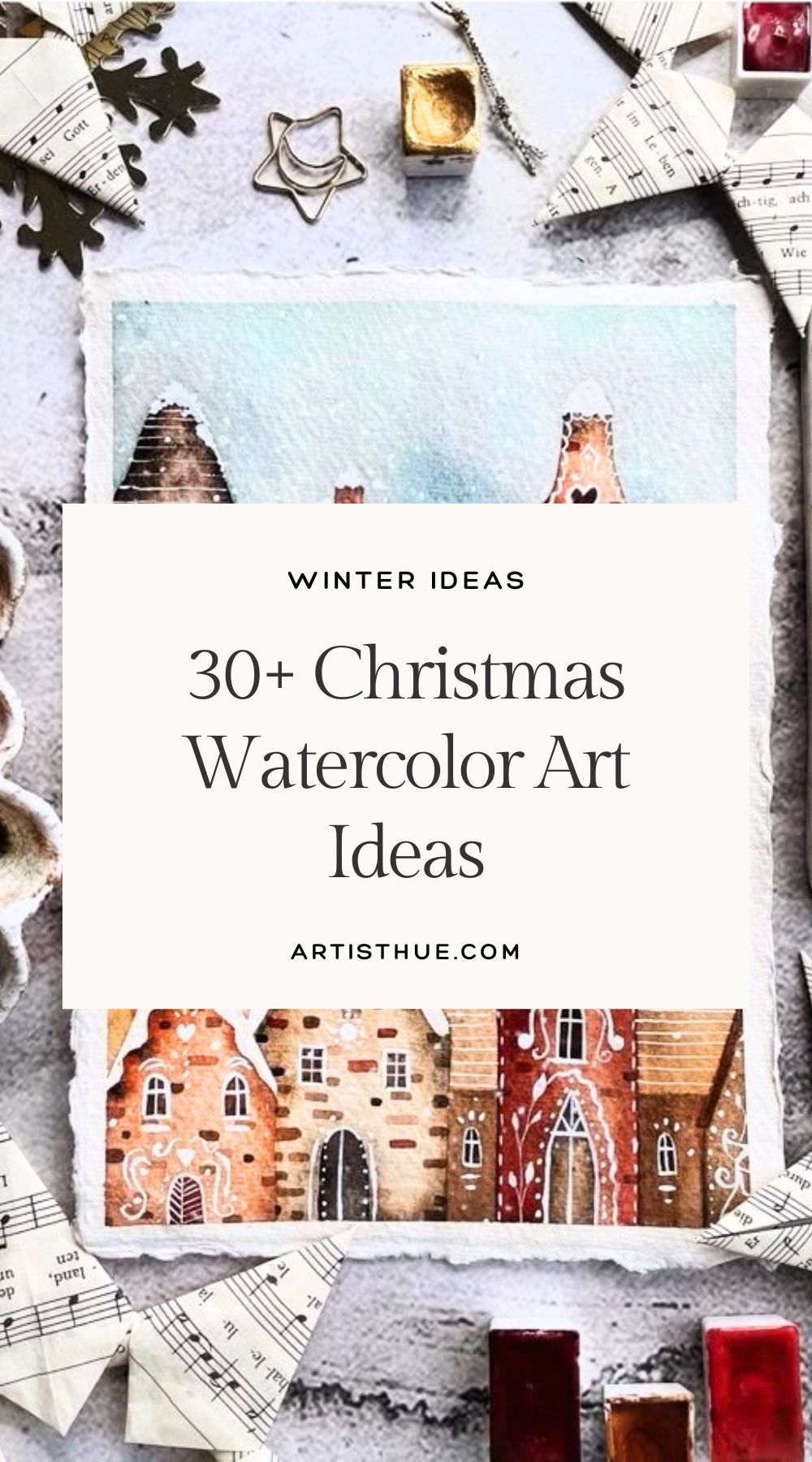 30+ Christmas Watercolor Painting Art Ideas You Must See