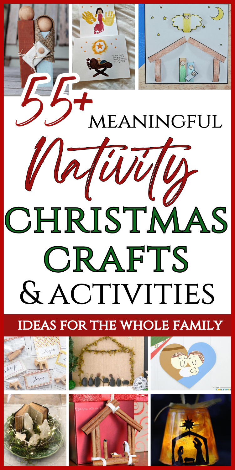 55+ Meaningful Nativity Christmas Crafts and Activities for the Family