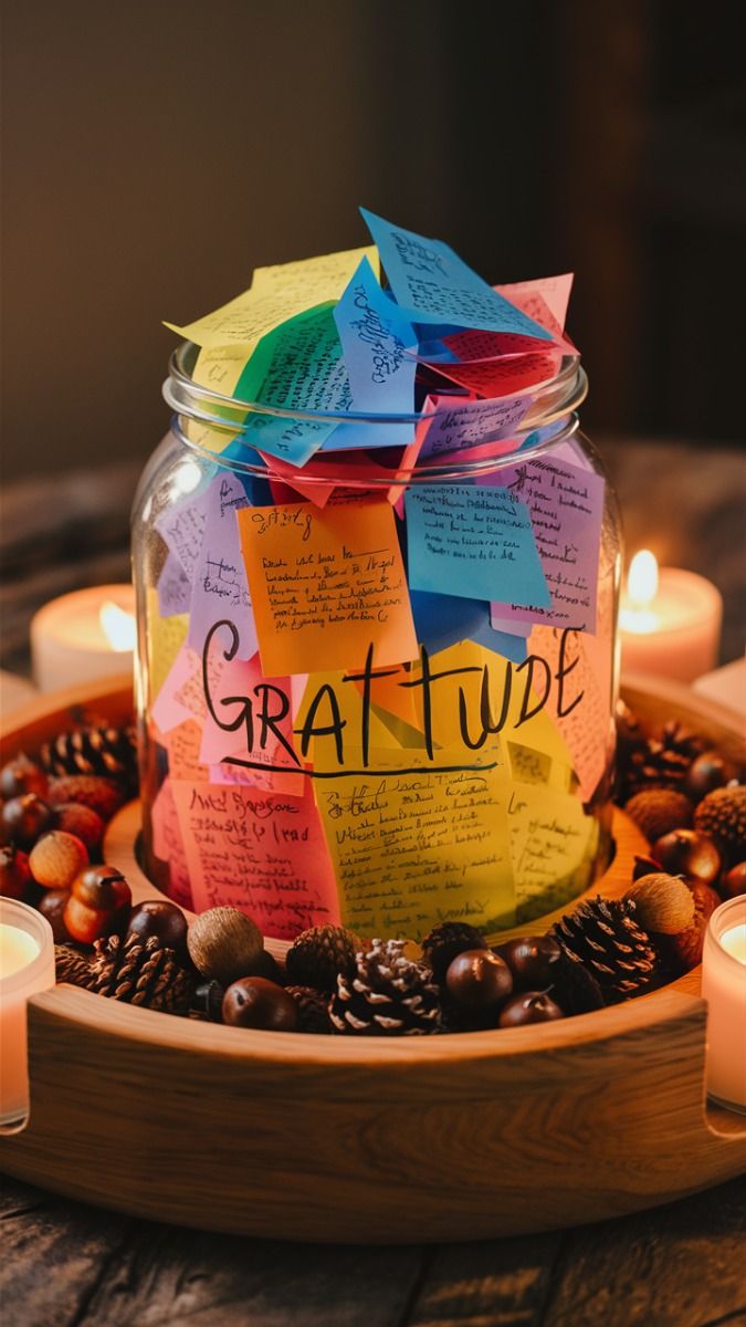 Celebrate Gratitude with This DIY Thanksgiving Jar 🍁