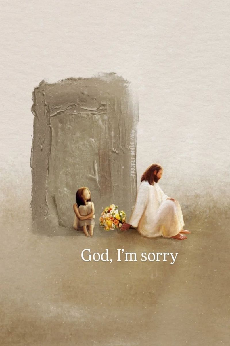 Christian Canvas God I’m Sorry