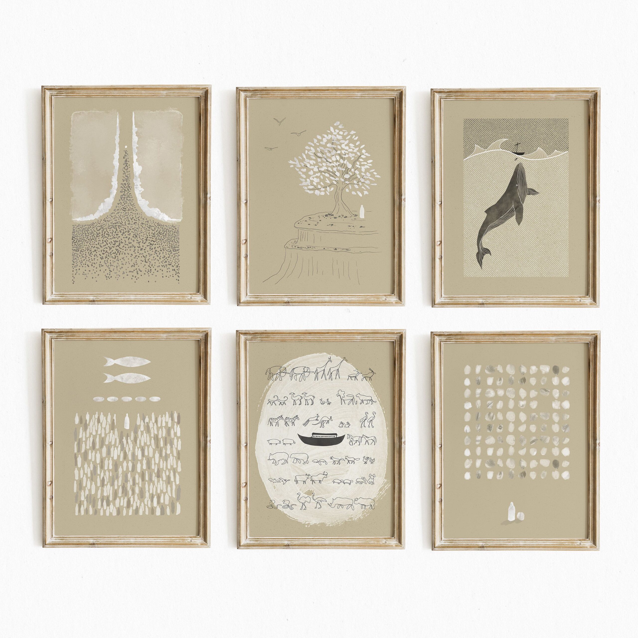 Christian Wall Art Prints: Bible Stories Set (Digital Download)