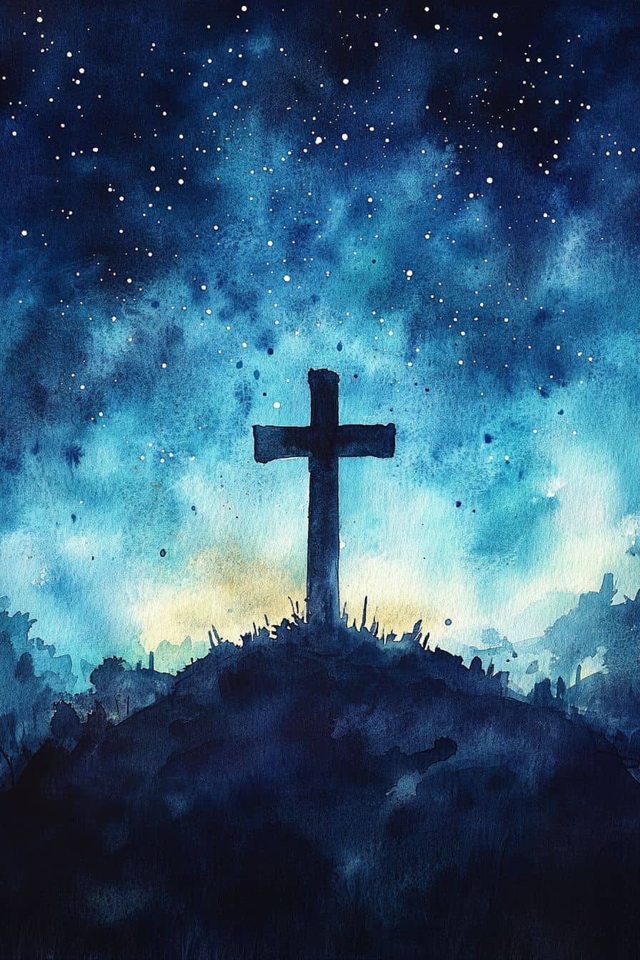 100+ Watercolor Cross Paintings To Inspire Your Inner Artists