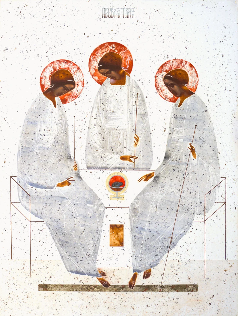 Trinity, Giclee Quality Art Print on Canvas, of Original Icon by Ivanka Demchuk – Etsy