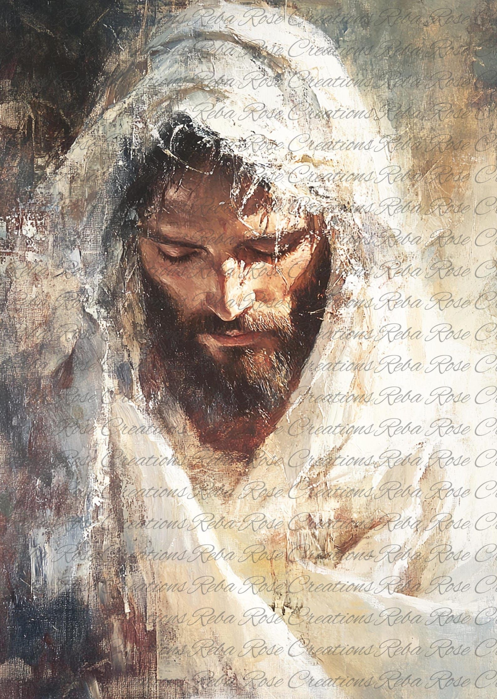 Jesus A4 Rice Paper 1668/A4 Decoupage Paper Jesus/jesus Rice Paper – Etsy