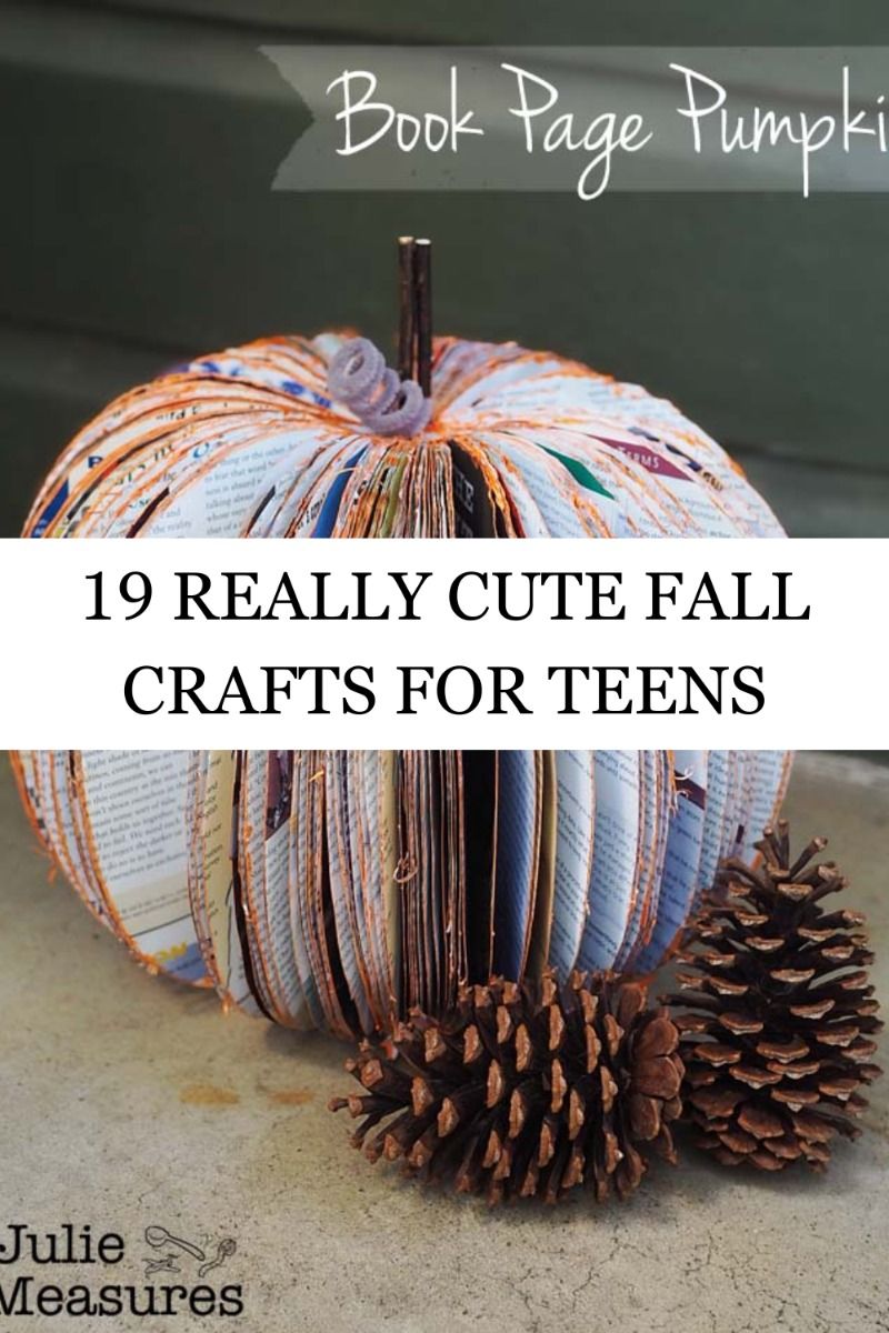 19 EASY DIY FALL CRAFTS FOR TEENS, TWEENS AND OLDER KIDS