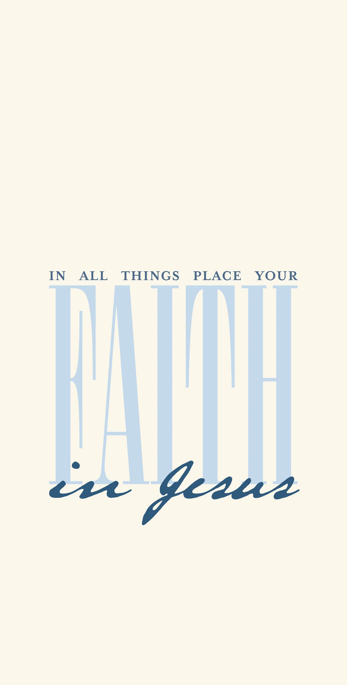 Faith Wallpaper