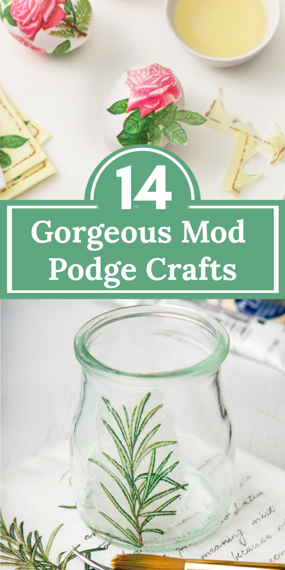14 Gorgeous Mod Podge Crafts You Can Do Easily