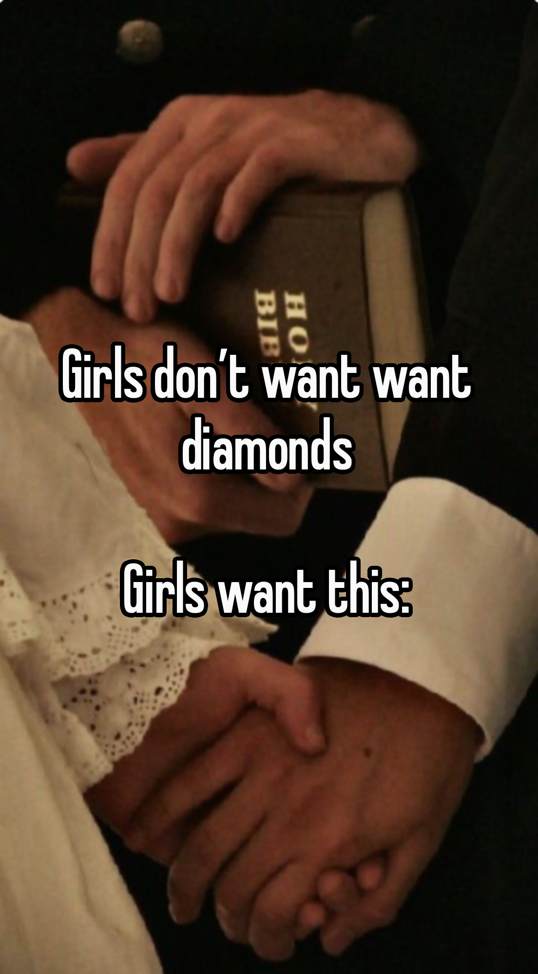 Girls want a man of God