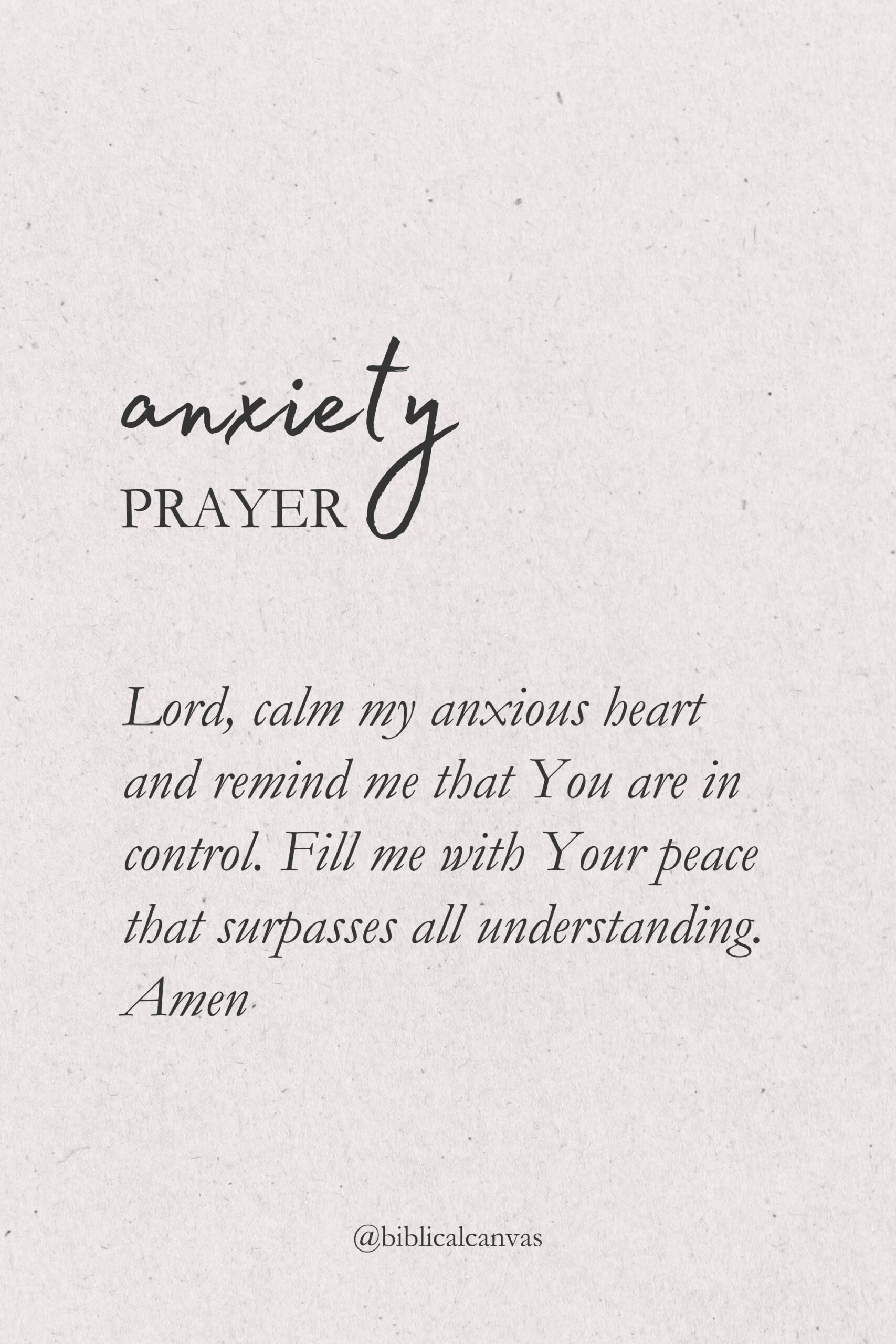 Prayer in Anxiety | Godly Mother