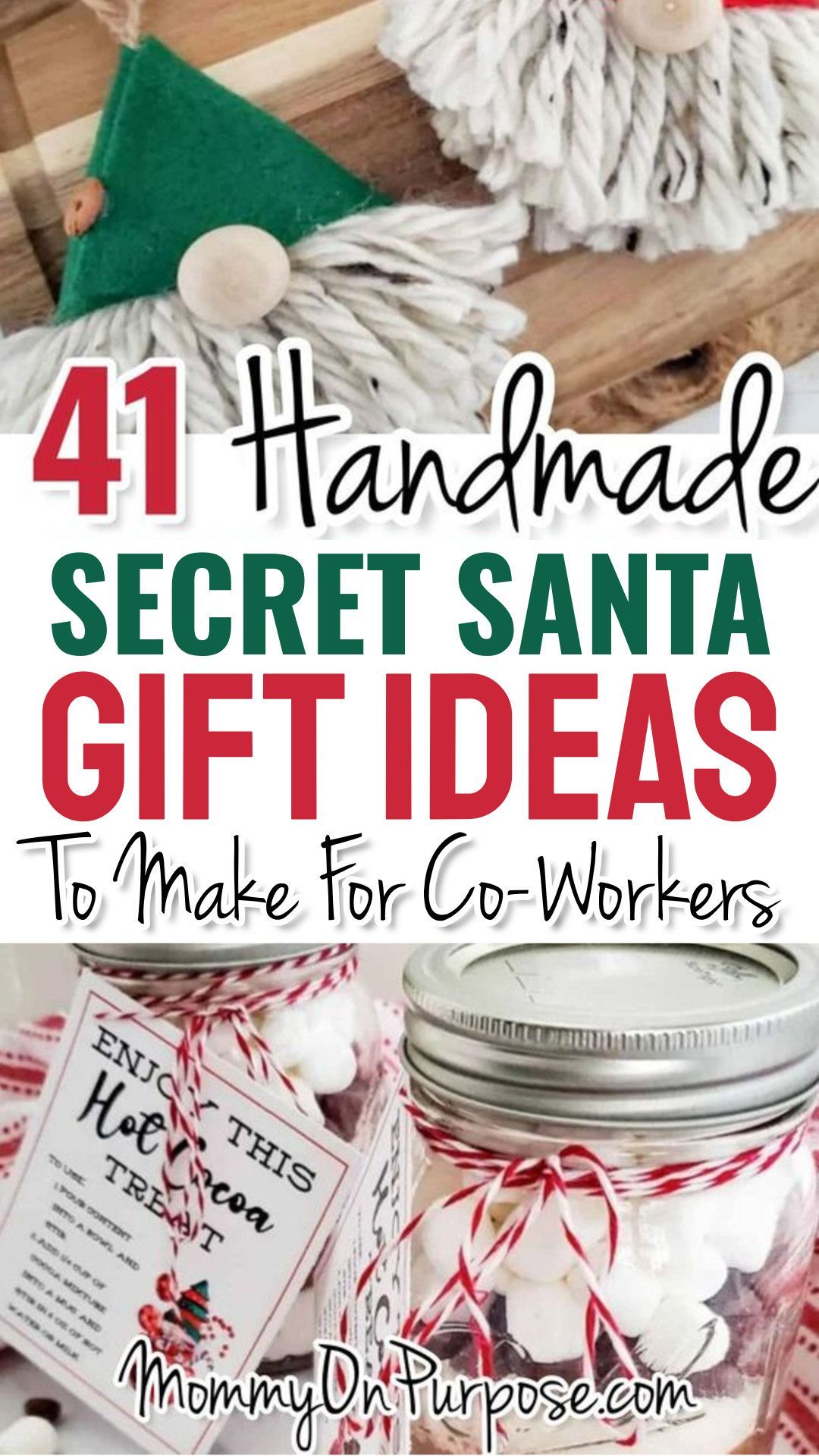 41 Handmade Secret Santa Gift Ideas For Coworkers