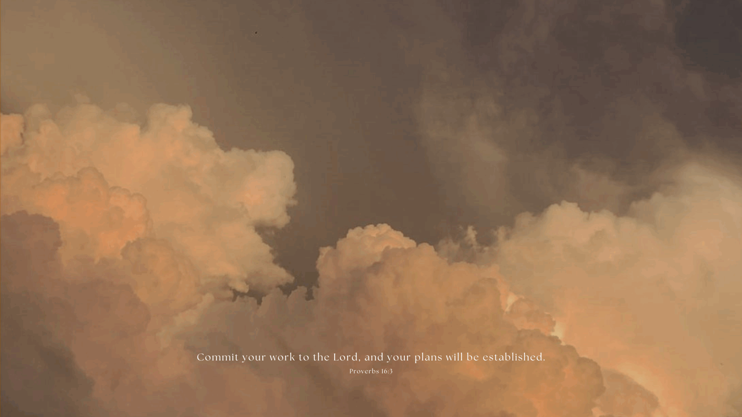 2025 Laptop Wallpaper Windows Warm Aesthetic Bible Verse Quote