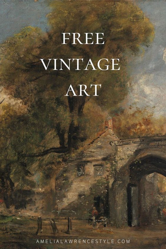 Free Vintage Fall Art