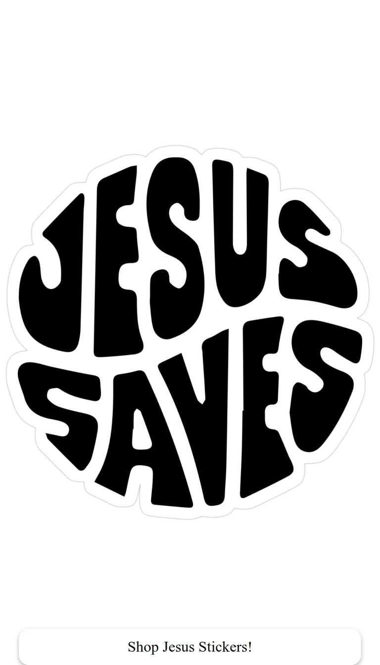 Inspirational Jesus Saves Stickers for Your DIY Prayer Board