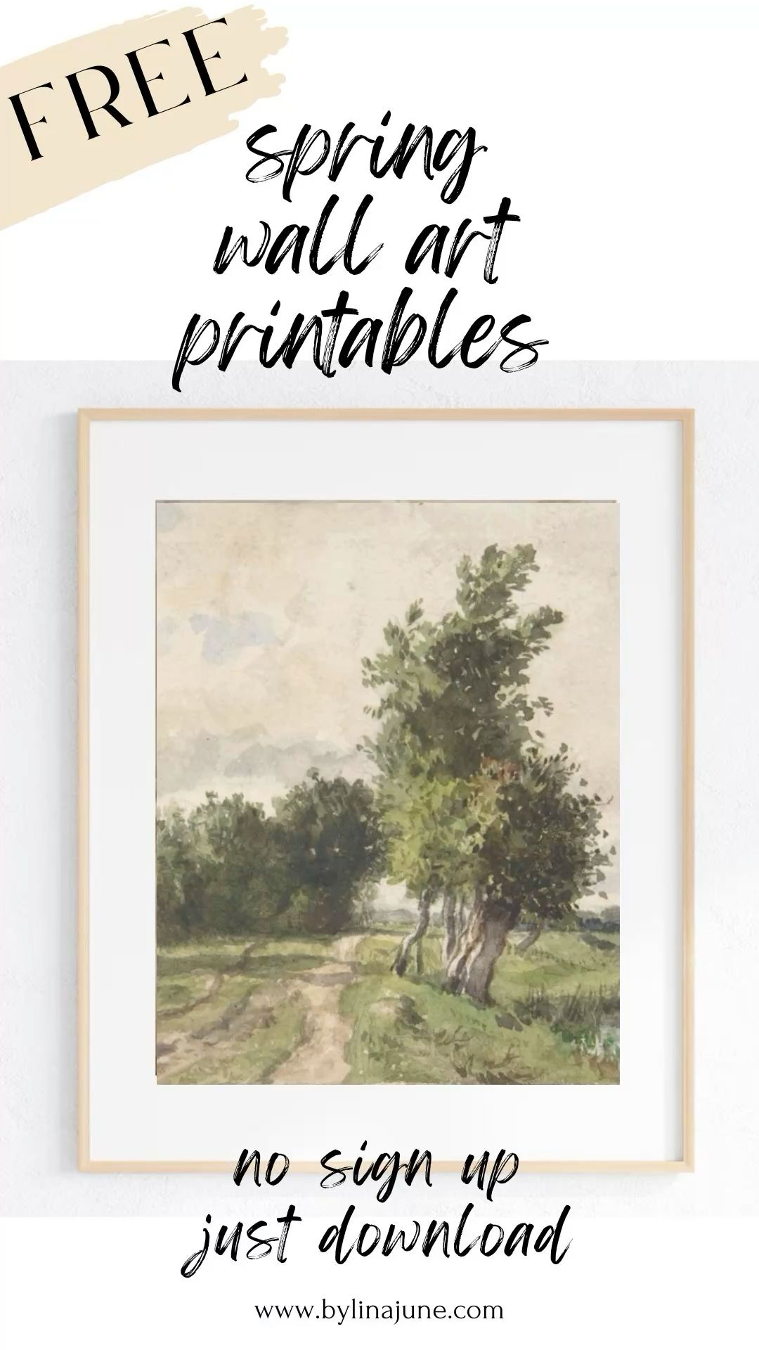 Free Vintage Wall Art Printables – Spring Wall Art DIY – Home Decor DIY