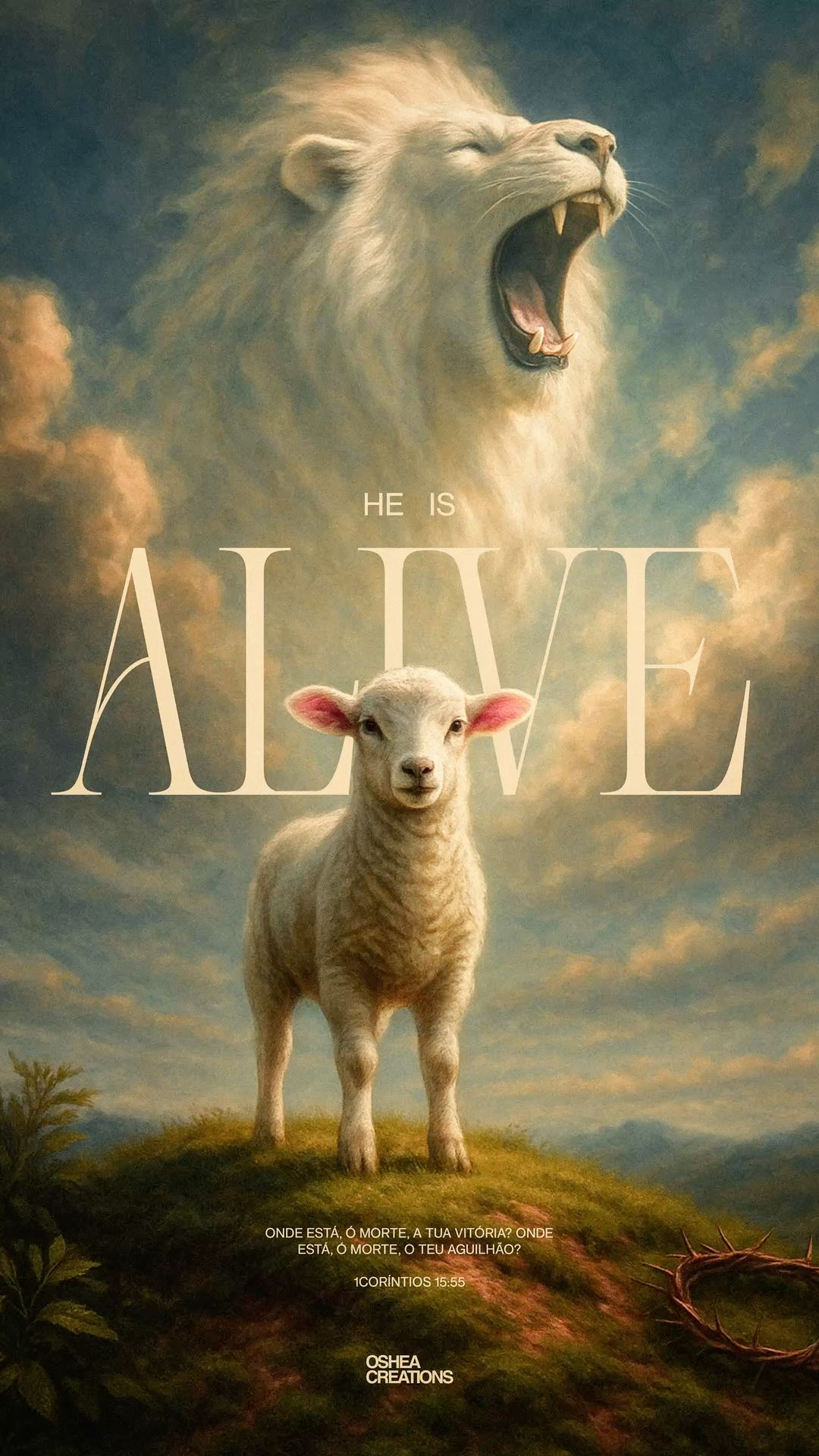 Church Design – Flyer Páscoa – Social Media Design – IA – Artwork – Páscoa – Easter – Ressurreição.