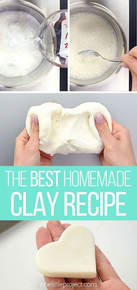 How to Make Clay | The BEST Air Dry Clay Recipe