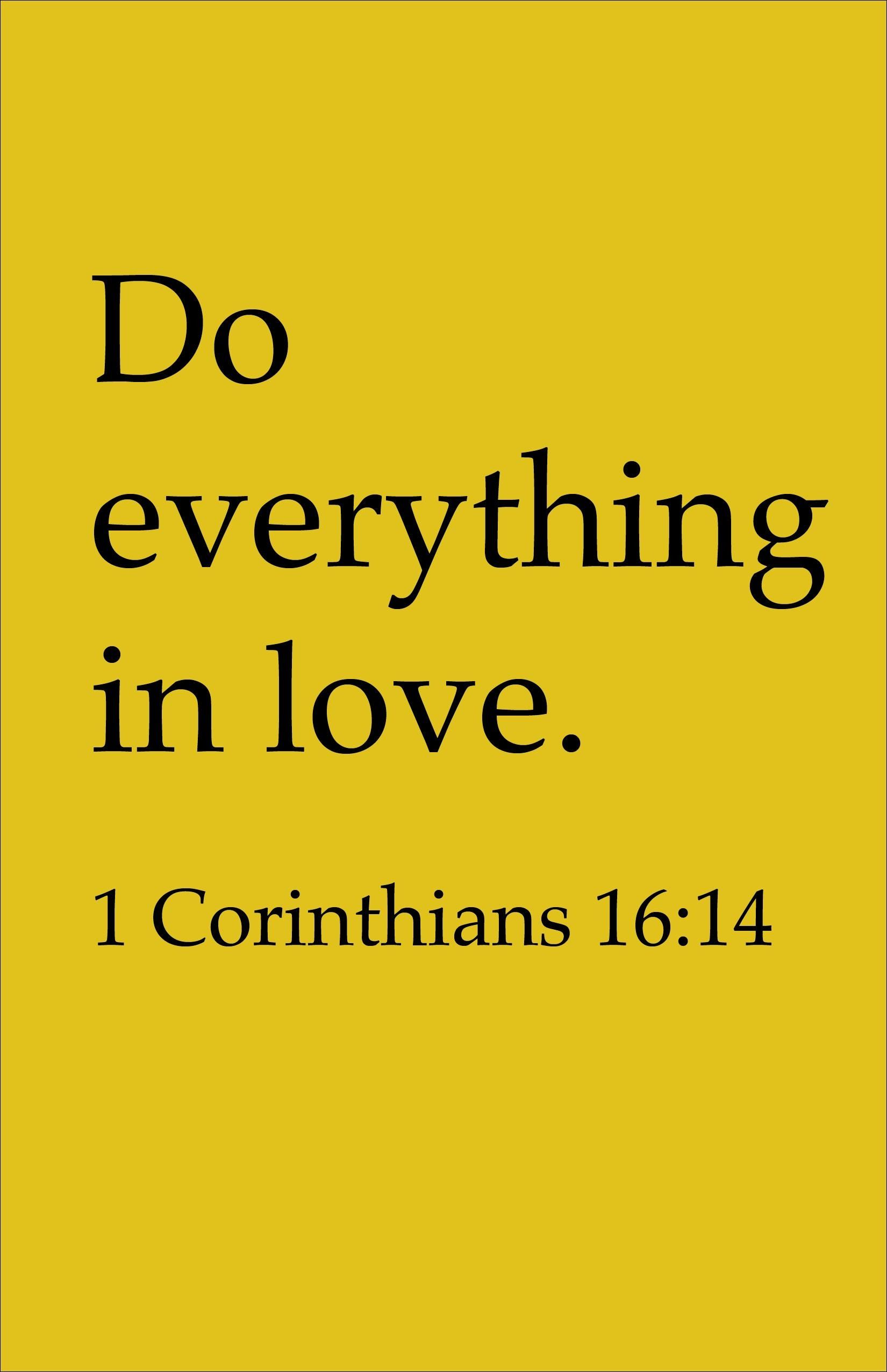 Affiche biblique Amour1