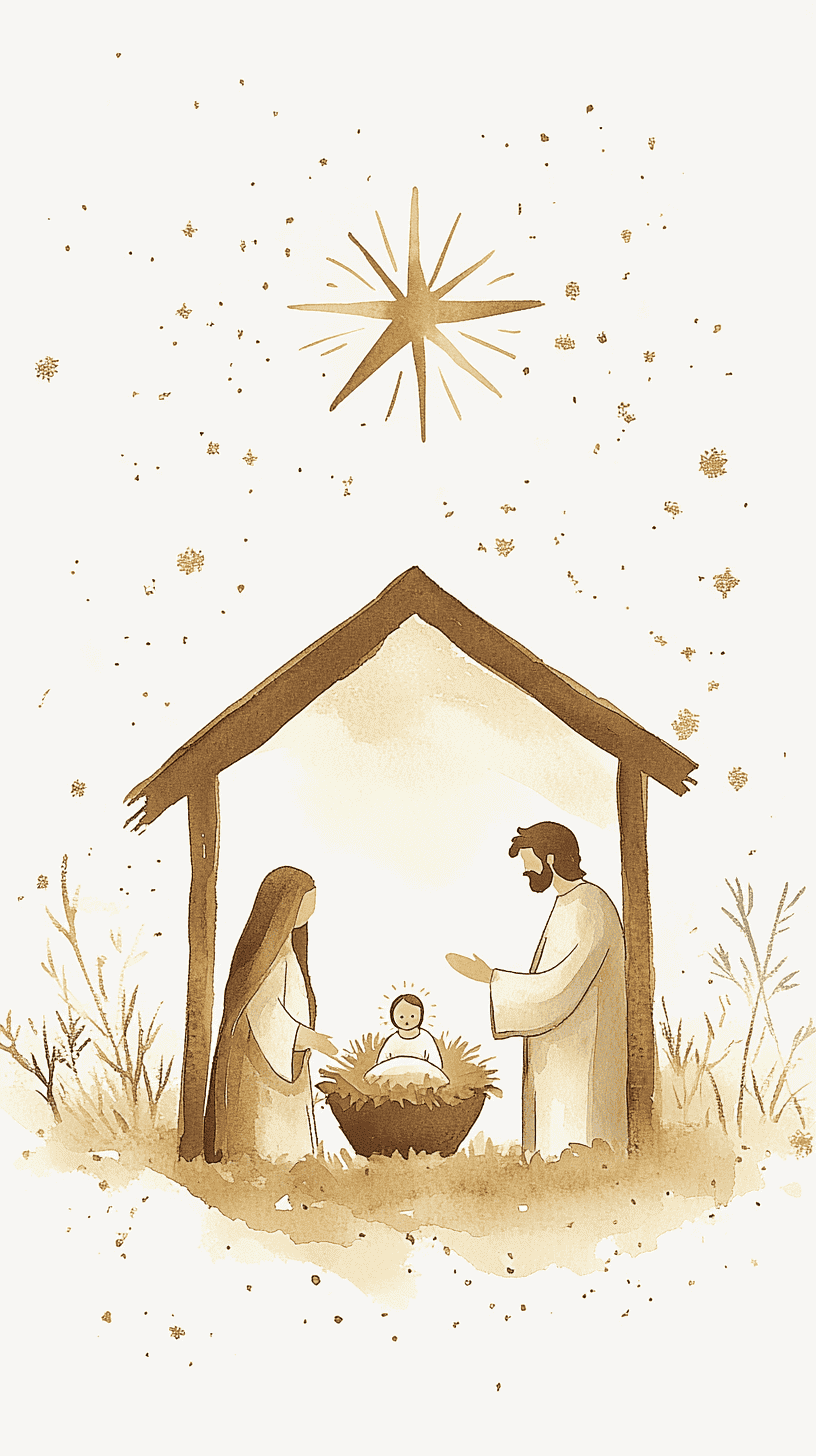 38 Stunning Nativity Art Images  for the Christmas Season