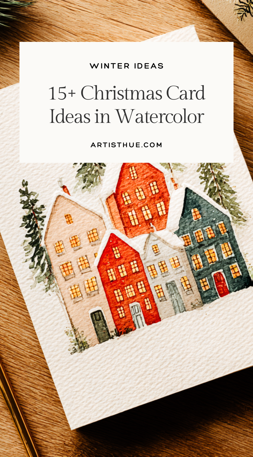 15+ Christmas Card Ideas in Watercolor You Must See