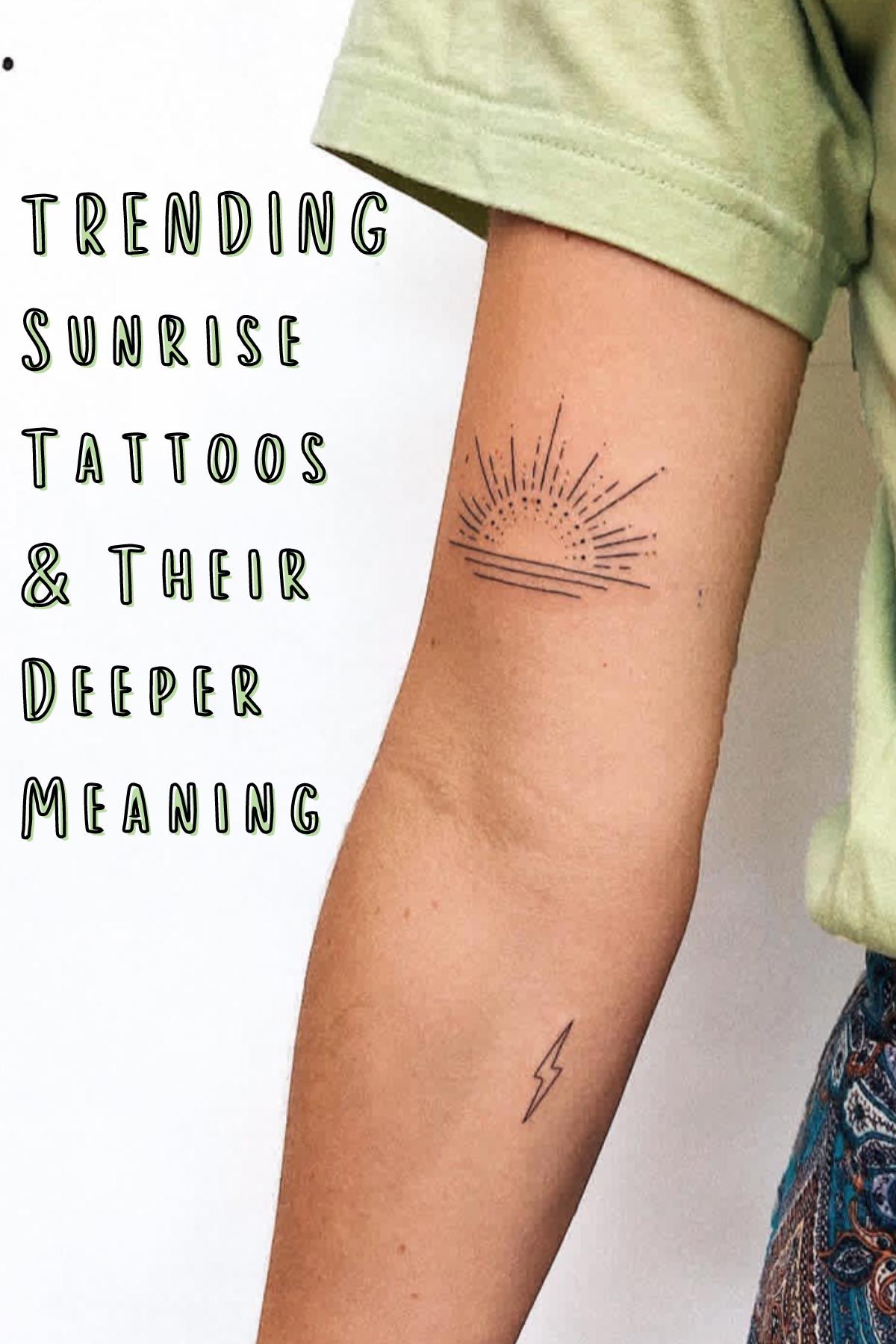 Trending Sunrise Tattoos & Their Deeper Meaning