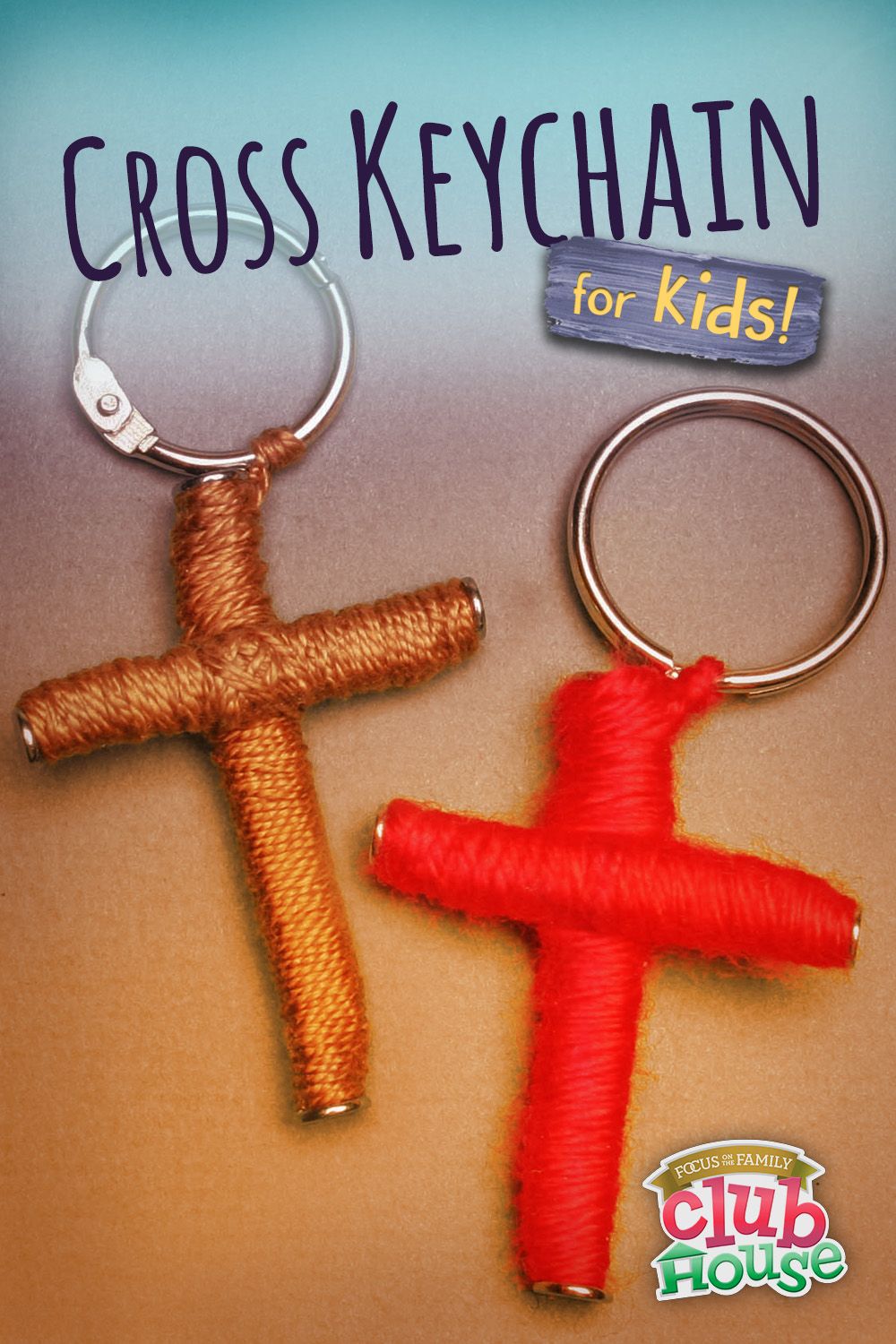Cross Keychain
