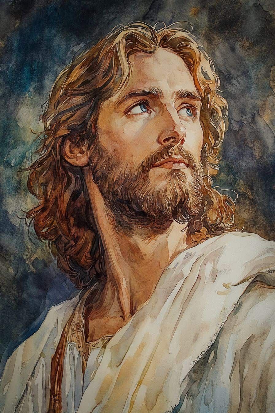 60 Jesus Watercolor Paintings To Inspire Your Faith