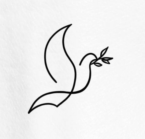 dove with olive branch
