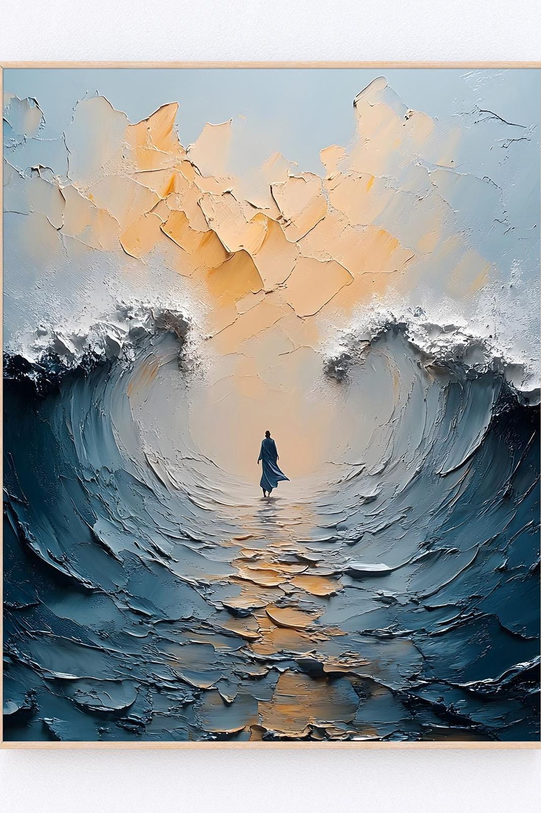 Moses Parting Sea – Printable Christian Decor