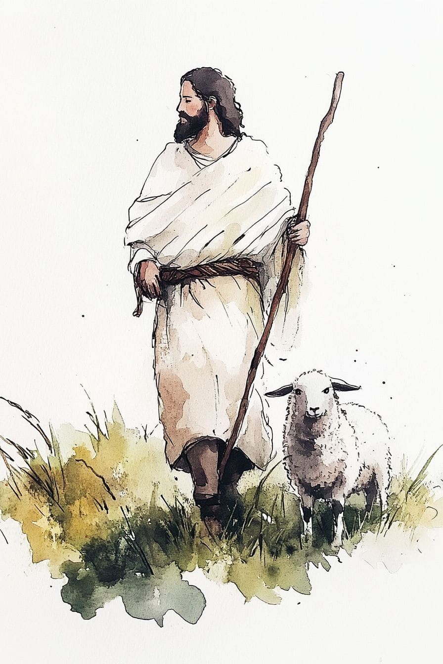 60 Jesus Watercolor Paintings To Inspire Your Faith